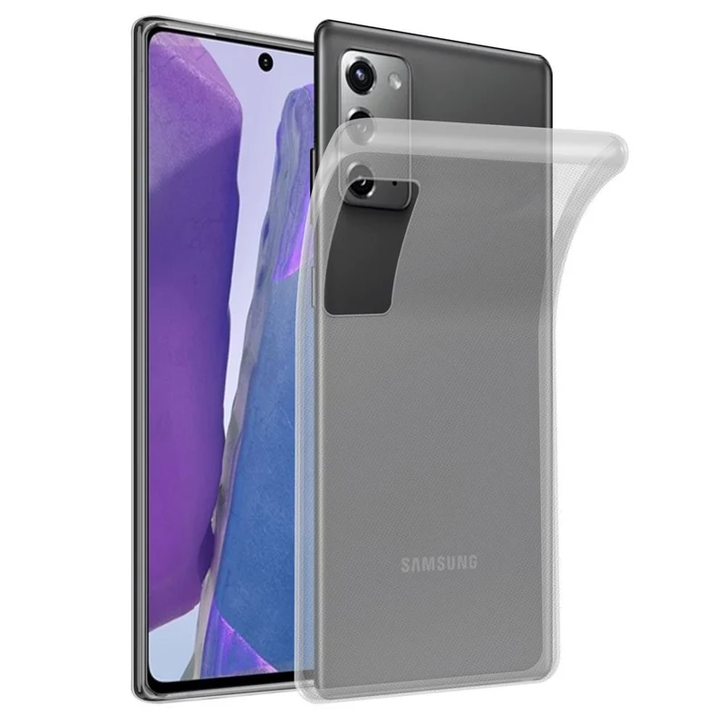Cadorabo Hülle kompatibel mit Samsung Galaxy NOTE 20 Schutzhülle aus flexiblem TPU Silikon