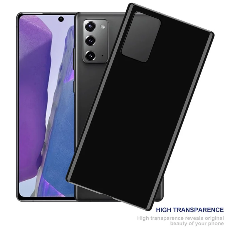 Cadorabo Hülle kompatibel mit Samsung Galaxy NOTE 20 Schutzhülle aus flexiblem TPU Silikon
