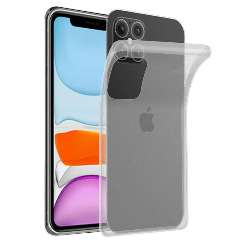 Cadorabo Hülle kompatibel mit Apple iPhone 12 MINI Schutzhülle aus flexiblem TPU Silikon