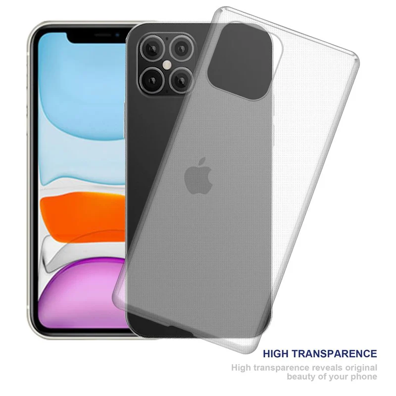 Cadorabo Hülle kompatibel mit Apple iPhone 12 MINI Schutzhülle aus flexiblem TPU Silikon