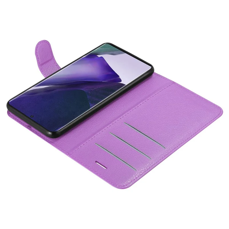 Cadorabo Hülle kompatibel mit Samsung Galaxy NOTE 20 PLUS Schutzhülle mit Magnetverschluss, Standfunktion und Kartenfach