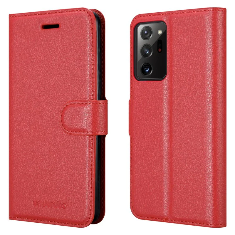 Cadorabo Hülle kompatibel mit Samsung Galaxy NOTE 20 PLUS Schutzhülle mit Magnetverschluss, Standfunktion und Kartenfach