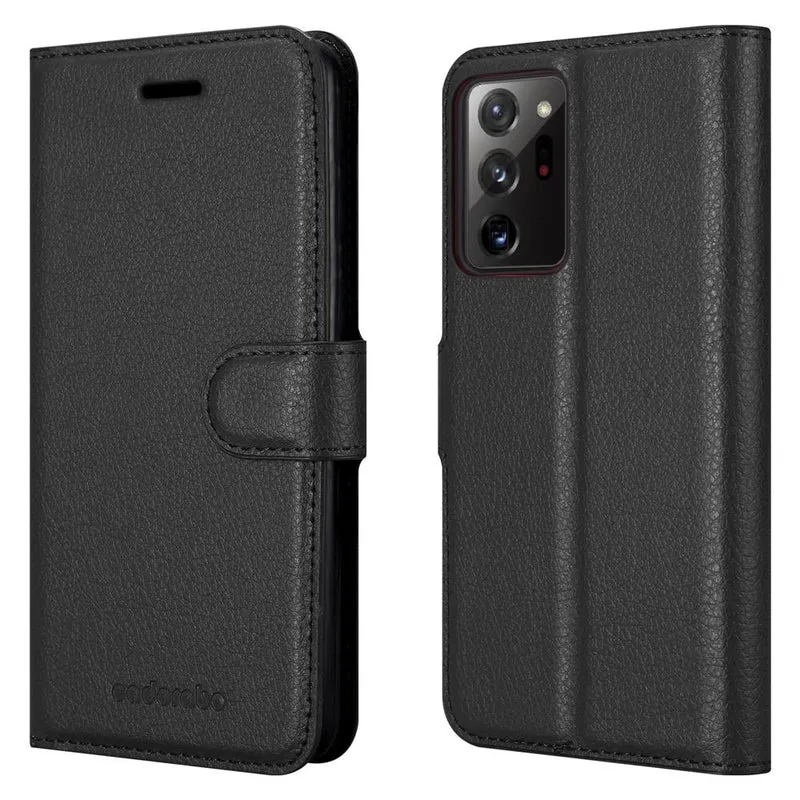 Cadorabo Hülle kompatibel mit Samsung Galaxy NOTE 20 PLUS Schutzhülle mit Magnetverschluss, Standfunktion und Kartenfach