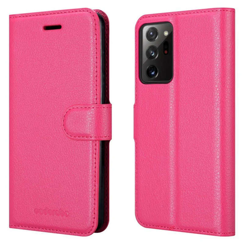 Cadorabo Hülle kompatibel mit Samsung Galaxy NOTE 20 PLUS Schutzhülle mit Magnetverschluss, Standfunktion und Kartenfach