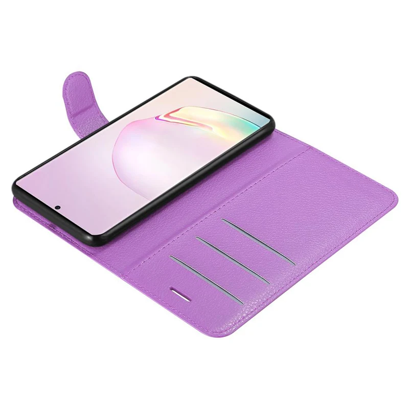 Cadorabo Hülle kompatibel mit Samsung Galaxy NOTE 20 Schutzhülle mit Magnetverschluss, Standfunktion und Kartenfach