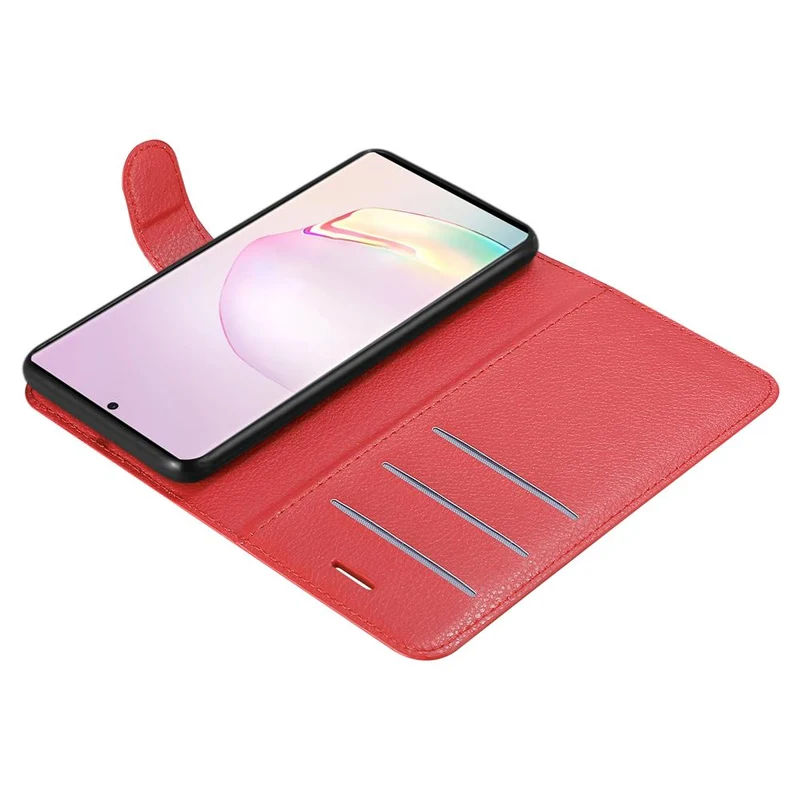 Cadorabo Hülle kompatibel mit Samsung Galaxy NOTE 20 Schutzhülle mit Magnetverschluss, Standfunktion und Kartenfach