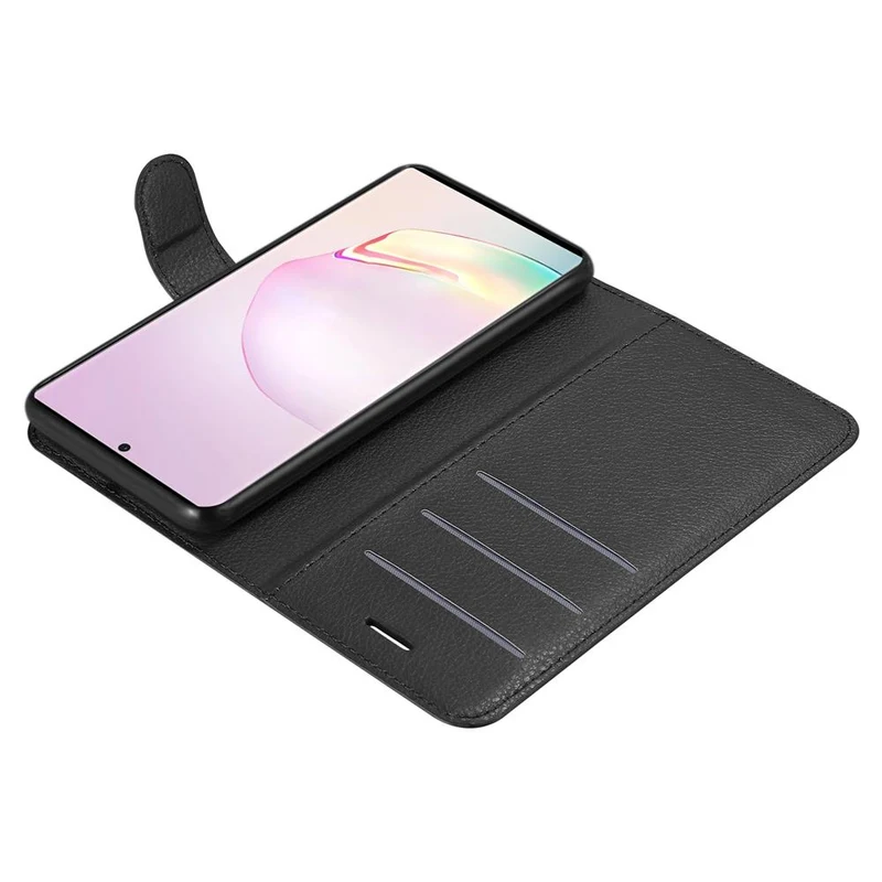 Cadorabo Hülle kompatibel mit Samsung Galaxy NOTE 20 Schutzhülle mit Magnetverschluss, Standfunktion und Kartenfach