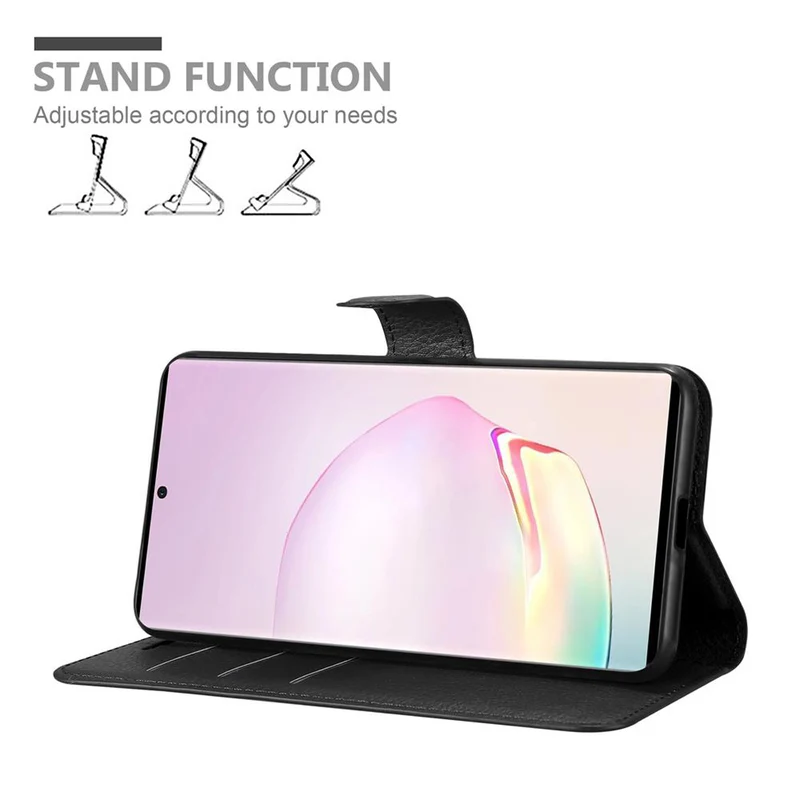 Cadorabo Hülle kompatibel mit Samsung Galaxy NOTE 20 Schutzhülle mit Magnetverschluss, Standfunktion und Kartenfach