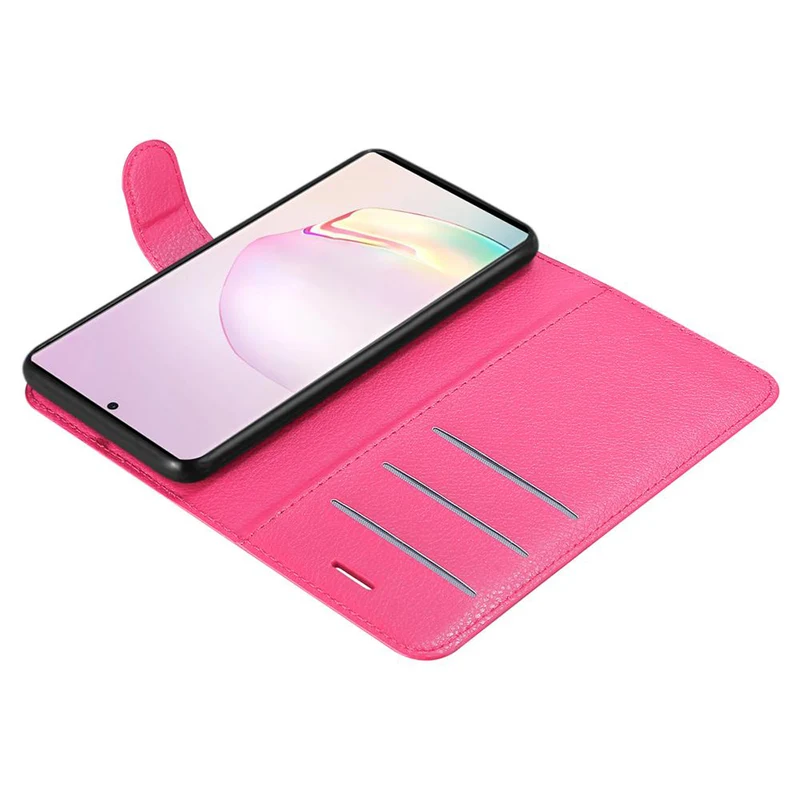 Cadorabo Hülle kompatibel mit Samsung Galaxy NOTE 20 Schutzhülle mit Magnetverschluss, Standfunktion und Kartenfach