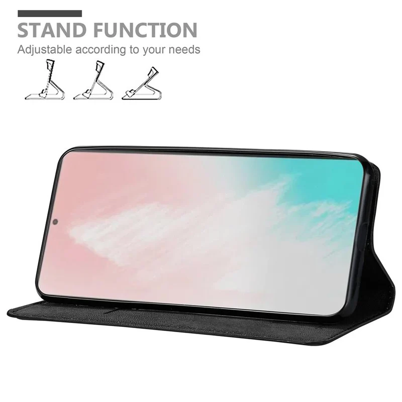 Cadorabo Hülle kompatibel mit Samsung Galaxy NOTE 20 PLUS Schutzhülle mit Magnetverschluss, Standfunktion und Kartenfach