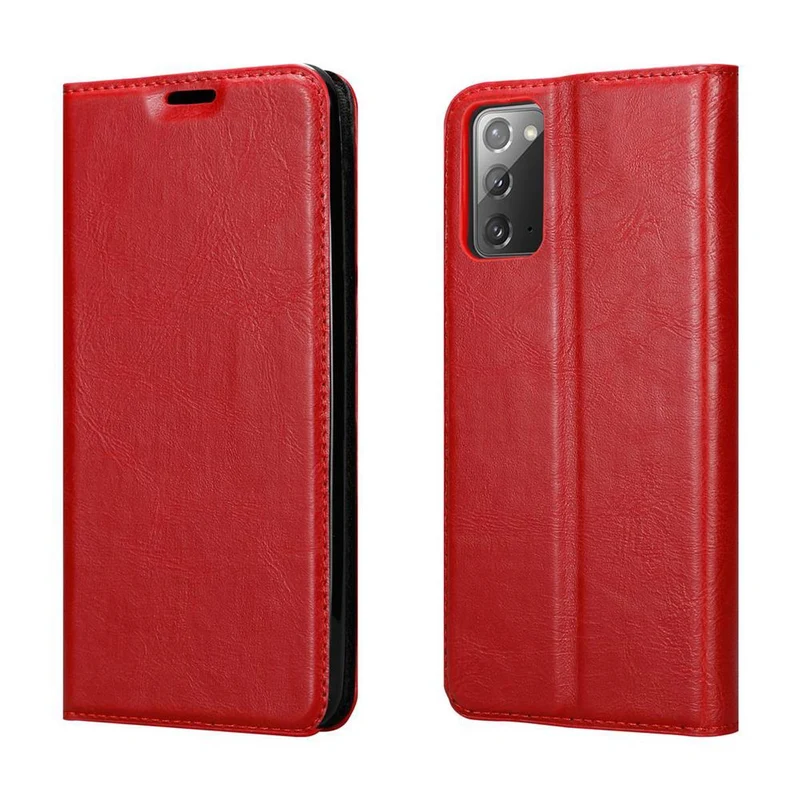 Cadorabo Hülle kompatibel mit Samsung Galaxy NOTE 20 Schutzhülle mit Magnetverschluss, Standfunktion und Kartenfach