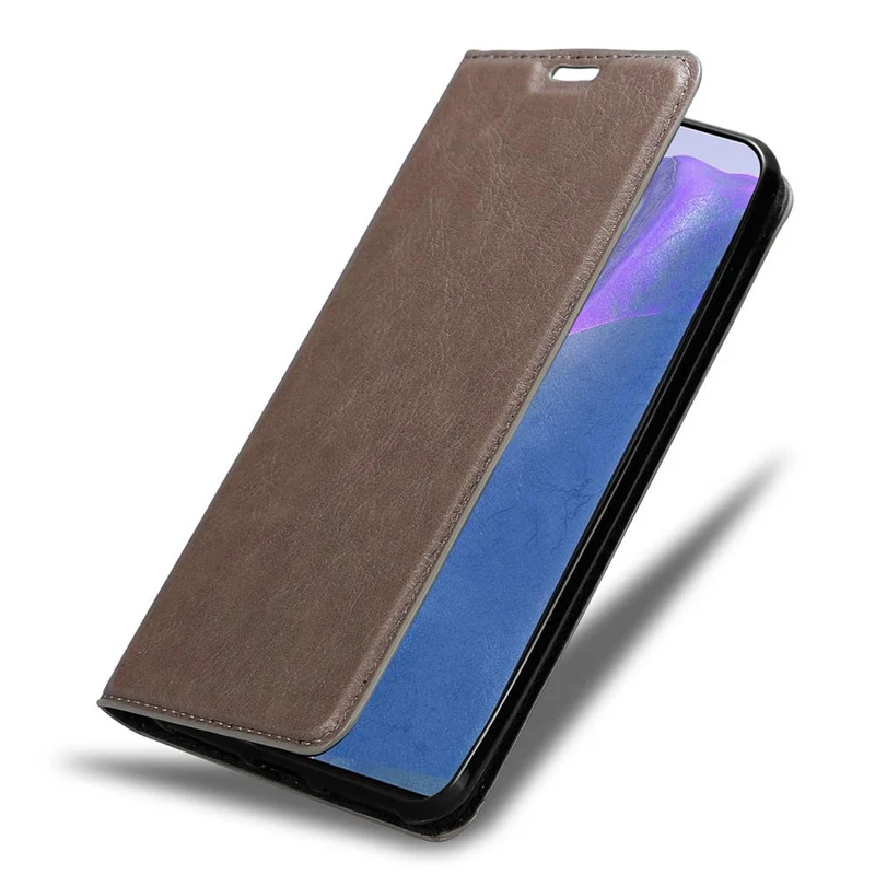 Cadorabo Hülle kompatibel mit Samsung Galaxy NOTE 20 Schutzhülle mit Magnetverschluss, Standfunktion und Kartenfach