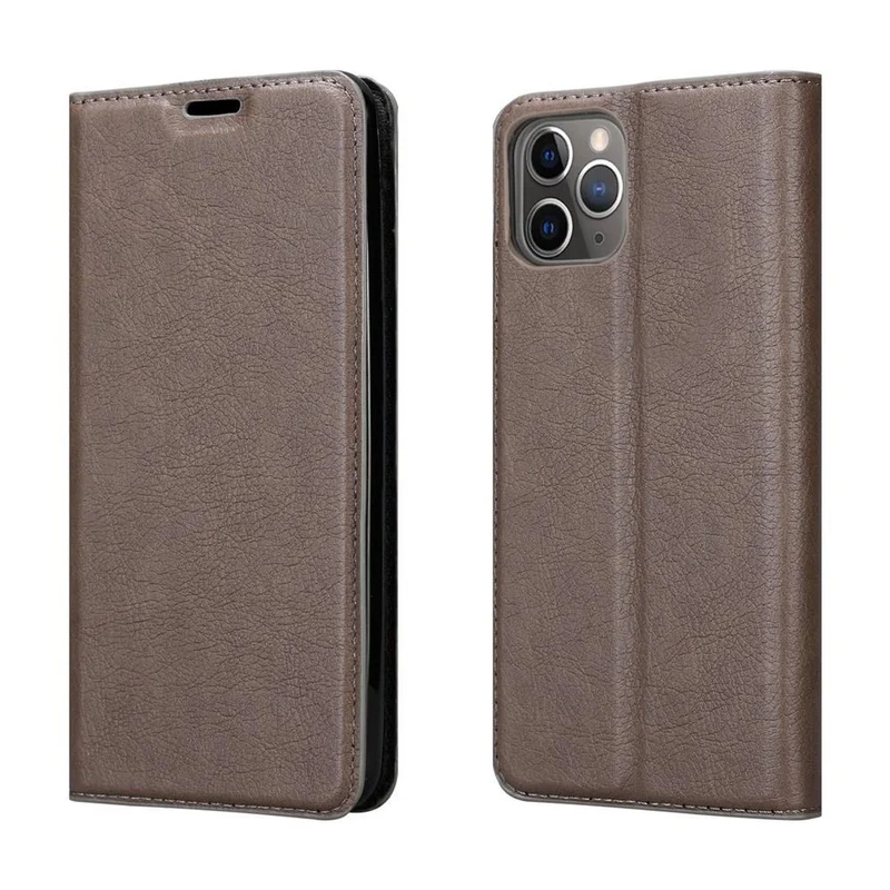 Cadorabo Hülle kompatibel mit Apple iPhone 12 PRO MAX Schutzhülle mit Magnetverschluss, Standfunktion und Kartenfach
