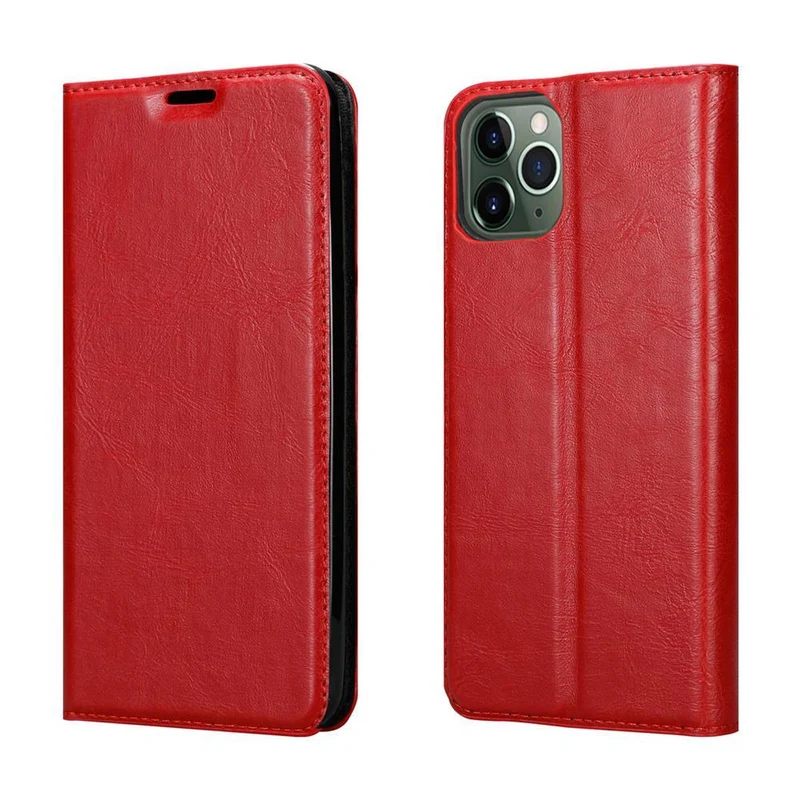Cadorabo Hülle kompatibel mit Apple iPhone 12 / 12 PRO Schutzhülle mit Magnetverschluss, Standfunktion und Kartenfach