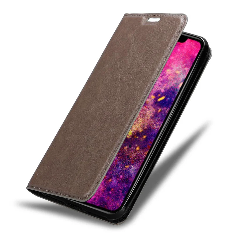 Cadorabo Hülle kompatibel mit Apple iPhone 12 / 12 PRO Schutzhülle mit Magnetverschluss, Standfunktion und Kartenfach