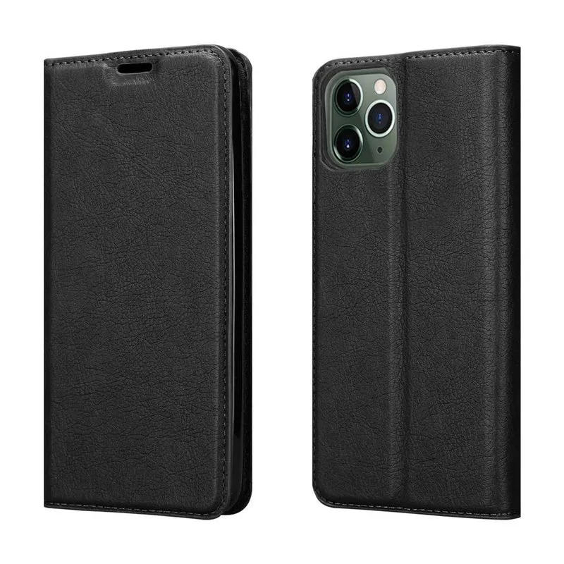 Cadorabo Hülle kompatibel mit Apple iPhone 12 / 12 PRO Schutzhülle mit Magnetverschluss, Standfunktion und Kartenfach
