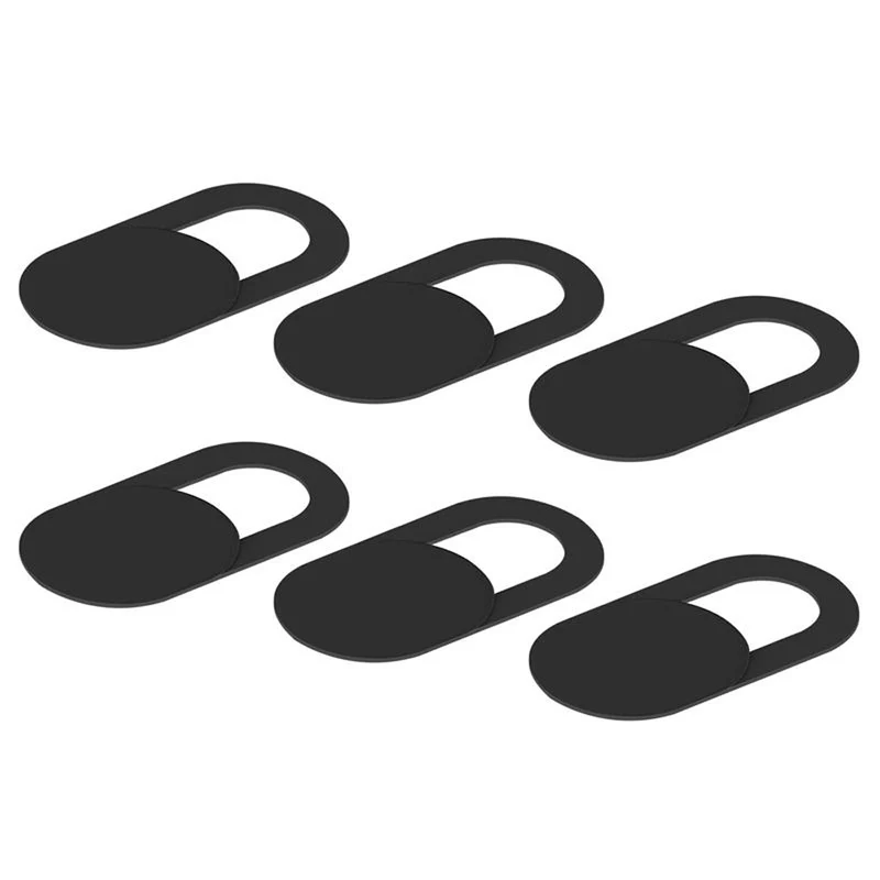 Cadorabo 6x Webcam Abdeckung Kamera Schiebe Slider universell kompatibel mit Smartphones und allen Laptops, Notebooks, Computer etc. - Schutz für Privatsphäre