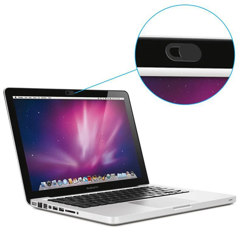 Cadorabo 6x Webcam Abdeckung Kamera Schiebe Slider universell kompatibel mit Smartphones und allen Laptops, Notebooks, Computer etc. - Schutz für Privatsphäre
