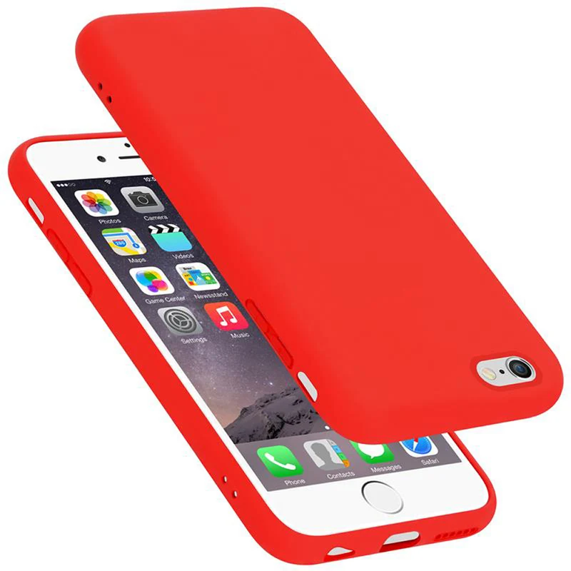 Cadorabo Hülle kompatibel mit Apple iPhone 6 / 6S Schutzhülle aus flexiblem TPU Silikon