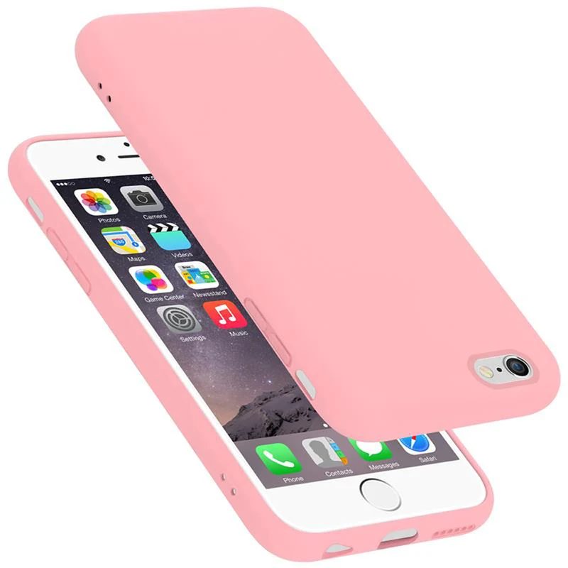 Cadorabo Hülle kompatibel mit Apple iPhone 6 / 6S Schutzhülle aus flexiblem TPU Silikon
