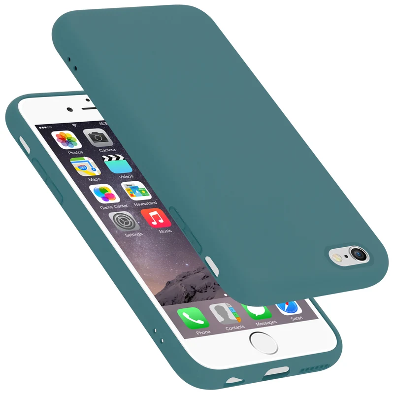 Cadorabo Hülle kompatibel mit Apple iPhone 6 / 6S Schutzhülle aus flexiblem TPU Silikon