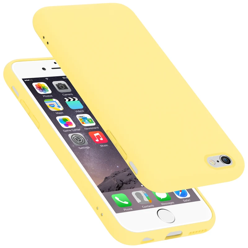 Cadorabo Hülle kompatibel mit Apple iPhone 6 / 6S Schutzhülle aus flexiblem TPU Silikon