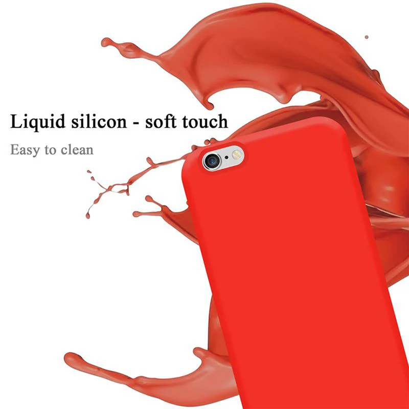 Cadorabo Hülle kompatibel mit Apple iPhone 6 / 6S Schutzhülle aus flexiblem TPU Silikon