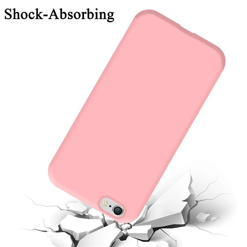 Cadorabo Hülle kompatibel mit Apple iPhone 6 / 6S Schutzhülle aus flexiblem TPU Silikon