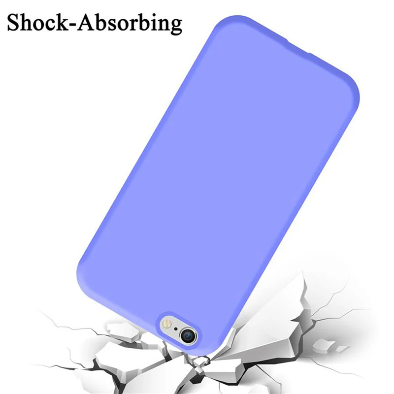 Cadorabo Hülle kompatibel mit Apple iPhone 6 / 6S Schutzhülle aus flexiblem TPU Silikon