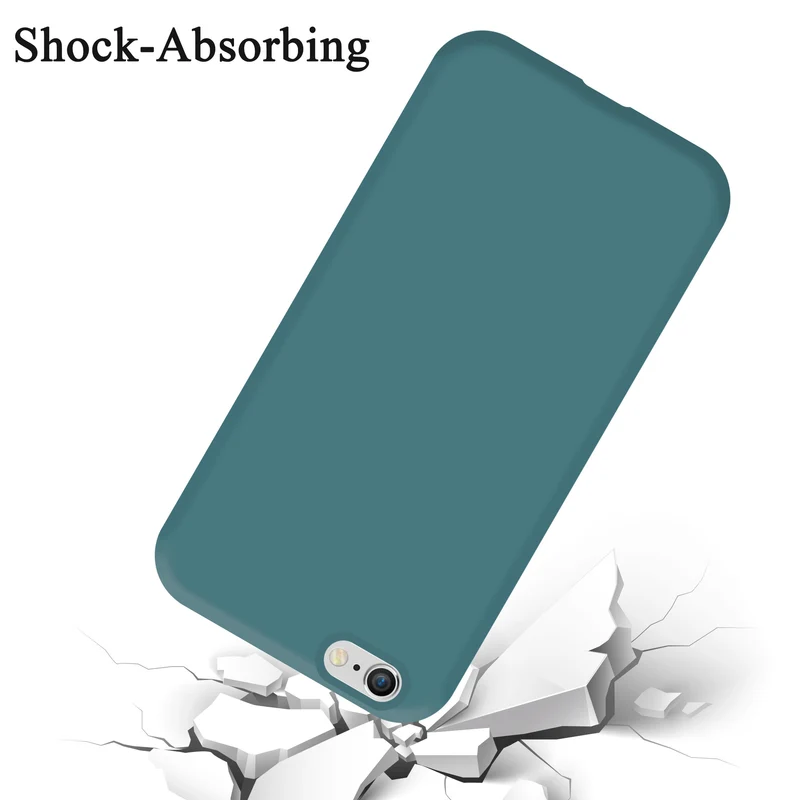 Cadorabo Hülle kompatibel mit Apple iPhone 6 / 6S Schutzhülle aus flexiblem TPU Silikon