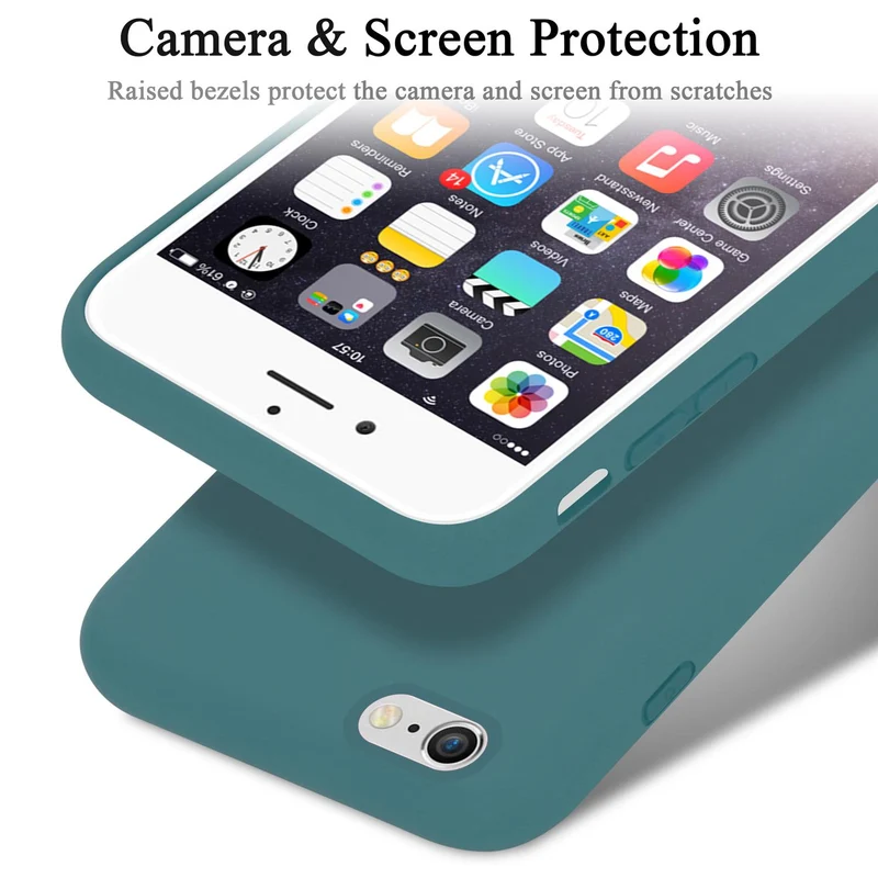 Cadorabo Hülle kompatibel mit Apple iPhone 6 / 6S Schutzhülle aus flexiblem TPU Silikon
