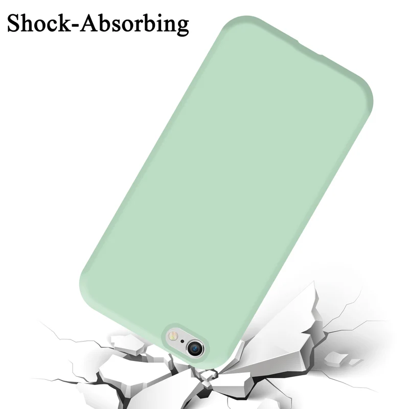 Cadorabo Hülle kompatibel mit Apple iPhone 6 / 6S Schutzhülle aus flexiblem TPU Silikon