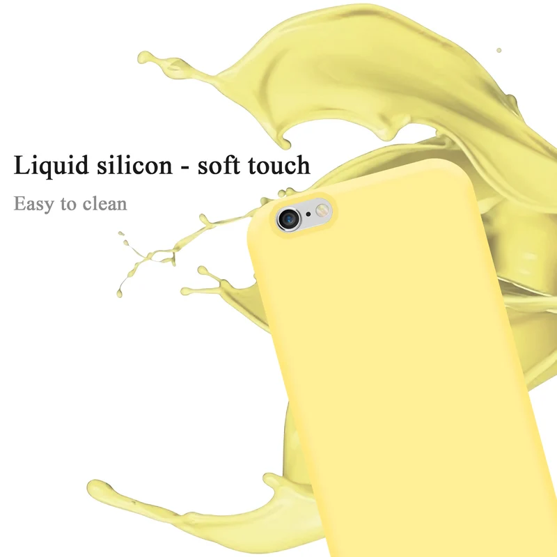 Cadorabo Hülle kompatibel mit Apple iPhone 6 / 6S Schutzhülle aus flexiblem TPU Silikon