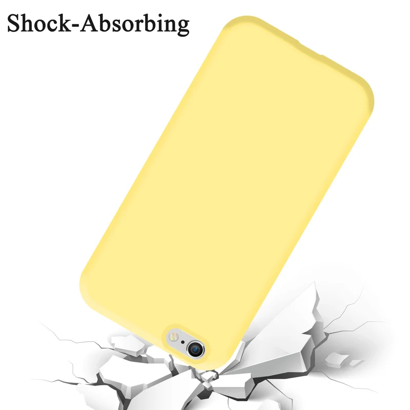 Cadorabo Hülle kompatibel mit Apple iPhone 6 / 6S Schutzhülle aus flexiblem TPU Silikon