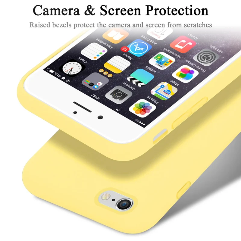 Cadorabo Hülle kompatibel mit Apple iPhone 6 / 6S Schutzhülle aus flexiblem TPU Silikon