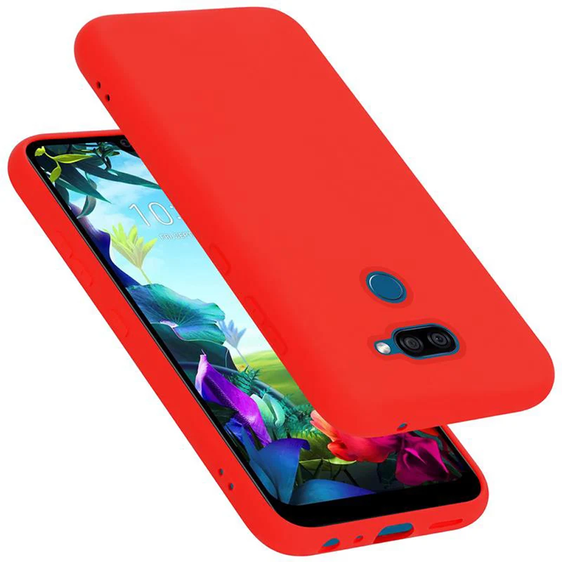 Cadorabo Hülle kompatibel mit LG K40S Schutzhülle aus flexiblem TPU Silikon