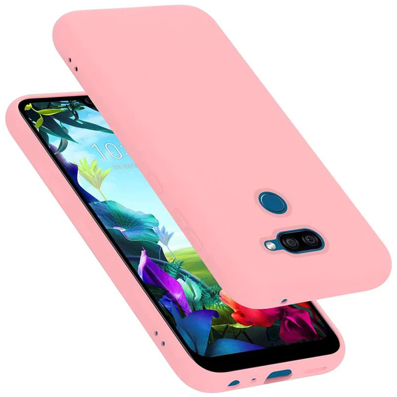 Cadorabo Hülle kompatibel mit LG K40S Schutzhülle aus flexiblem TPU Silikon