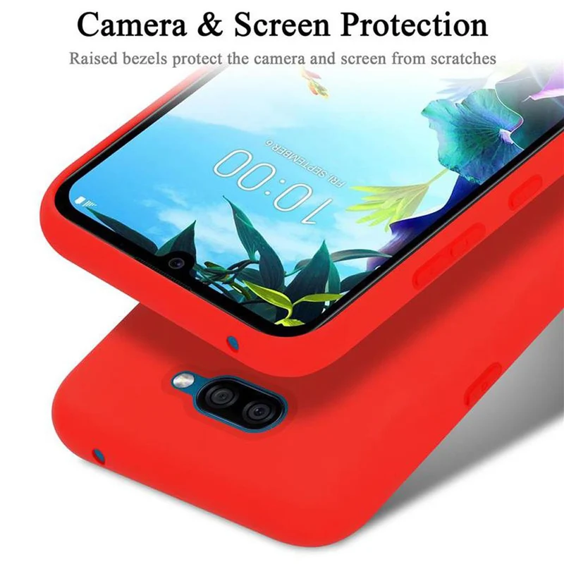 Cadorabo Hülle kompatibel mit LG K40S Schutzhülle aus flexiblem TPU Silikon