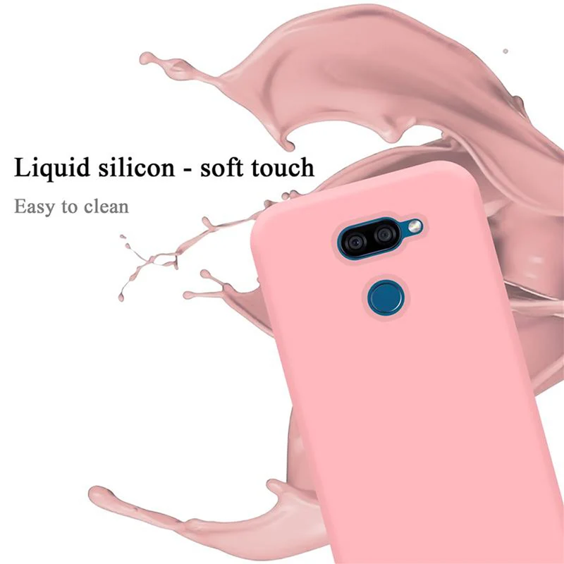 Cadorabo Hülle kompatibel mit LG K40S Schutzhülle aus flexiblem TPU Silikon