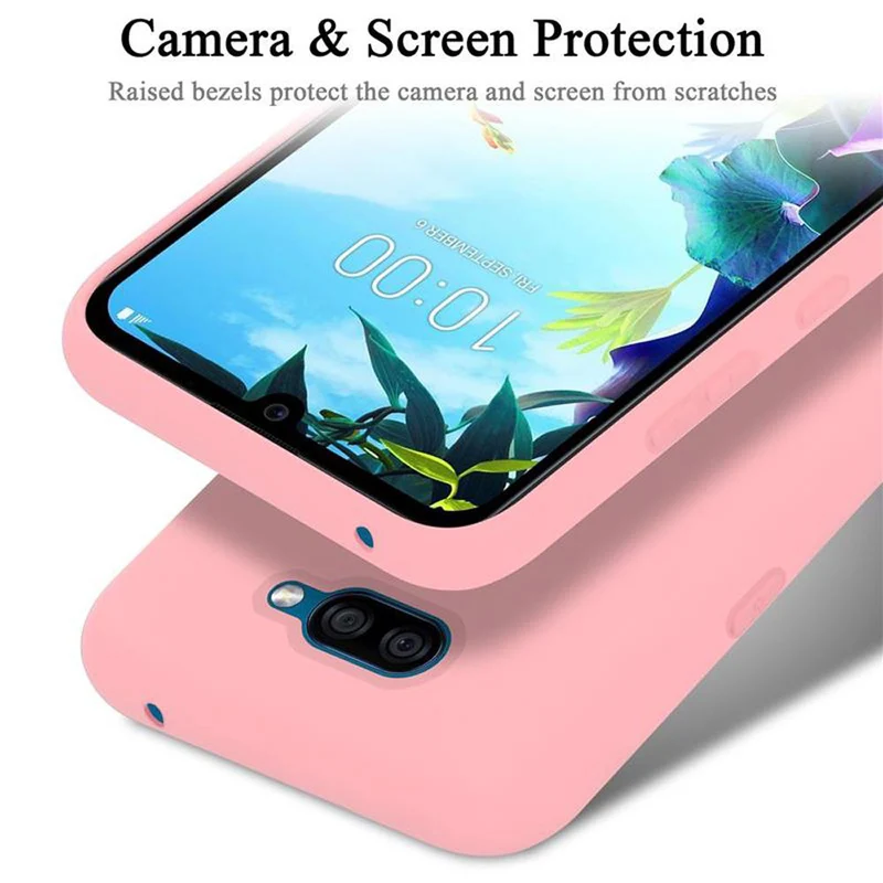 Cadorabo Hülle kompatibel mit LG K40S Schutzhülle aus flexiblem TPU Silikon