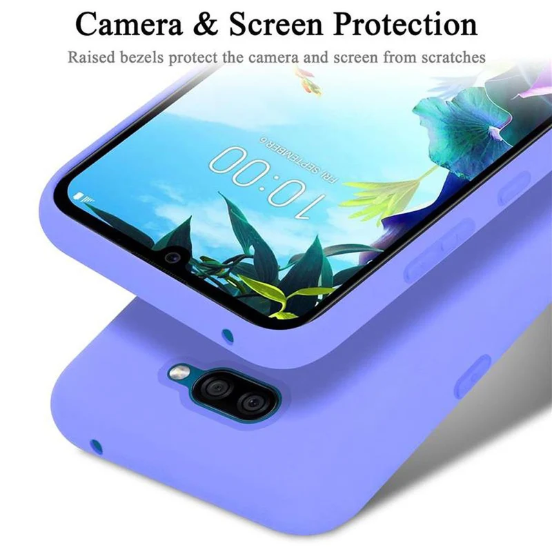 Cadorabo Hülle kompatibel mit LG K40S Schutzhülle aus flexiblem TPU Silikon