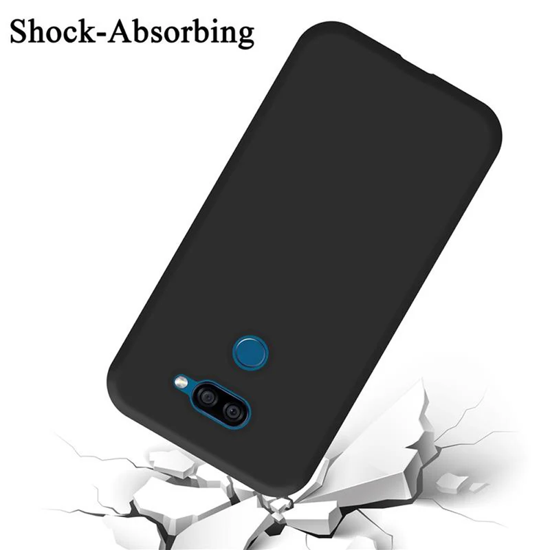 Cadorabo Hülle kompatibel mit LG K40S Schutzhülle aus flexiblem TPU Silikon