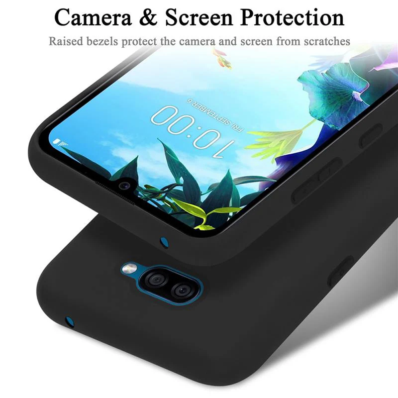 Cadorabo Hülle kompatibel mit LG K40S Schutzhülle aus flexiblem TPU Silikon