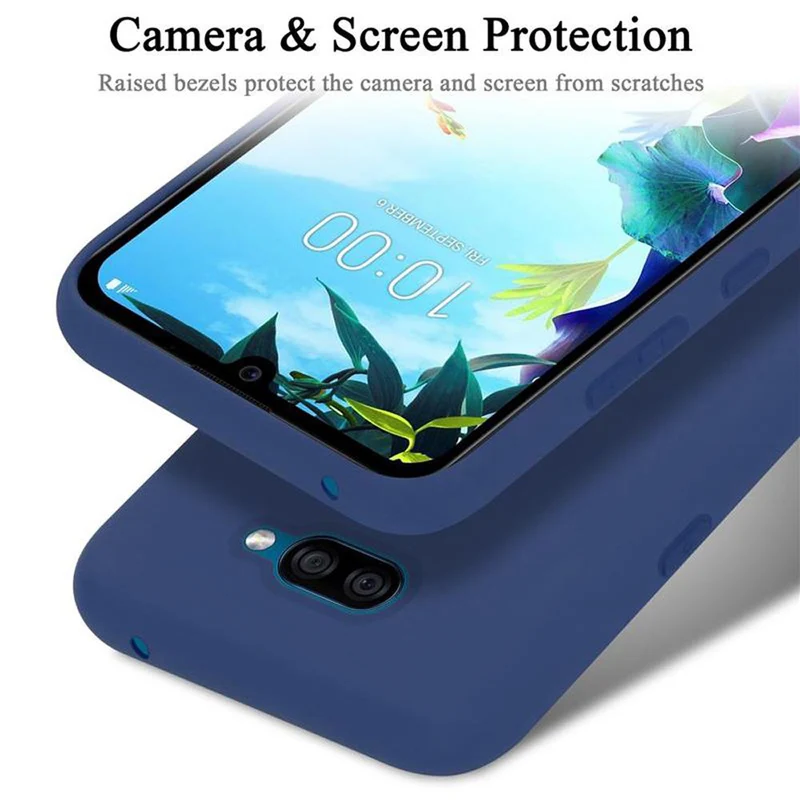 Cadorabo Hülle kompatibel mit LG K40S Schutzhülle aus flexiblem TPU Silikon