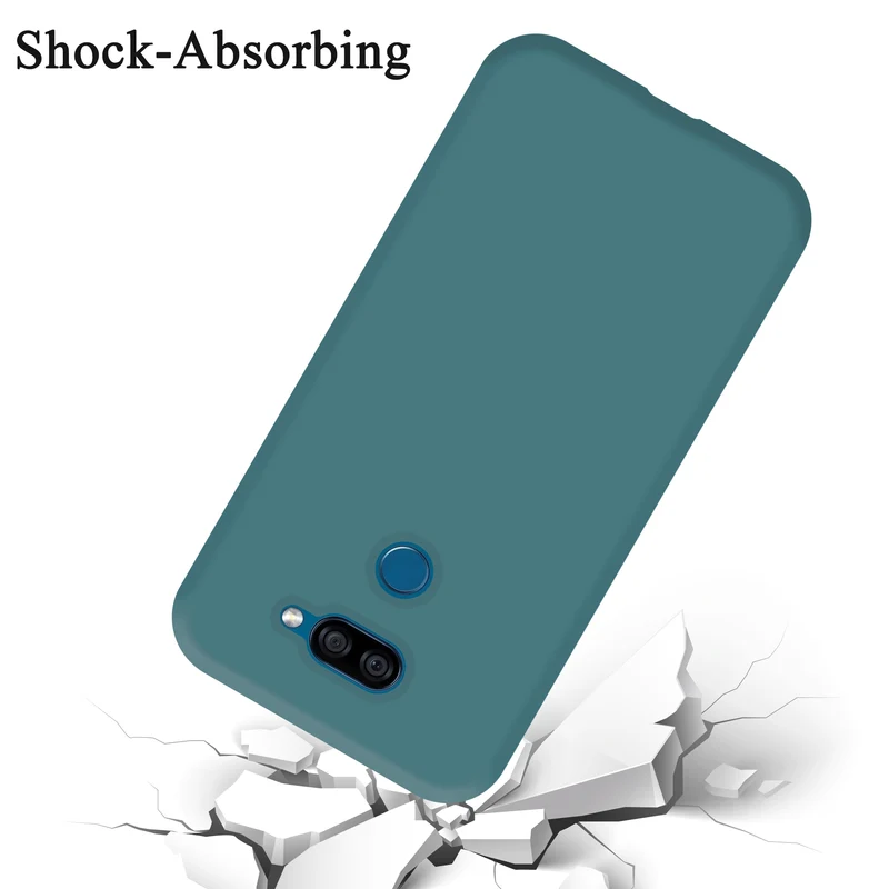 Cadorabo Hülle kompatibel mit LG K40S Schutzhülle aus flexiblem TPU Silikon