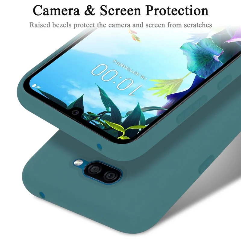Cadorabo Hülle kompatibel mit LG K40S Schutzhülle aus flexiblem TPU Silikon