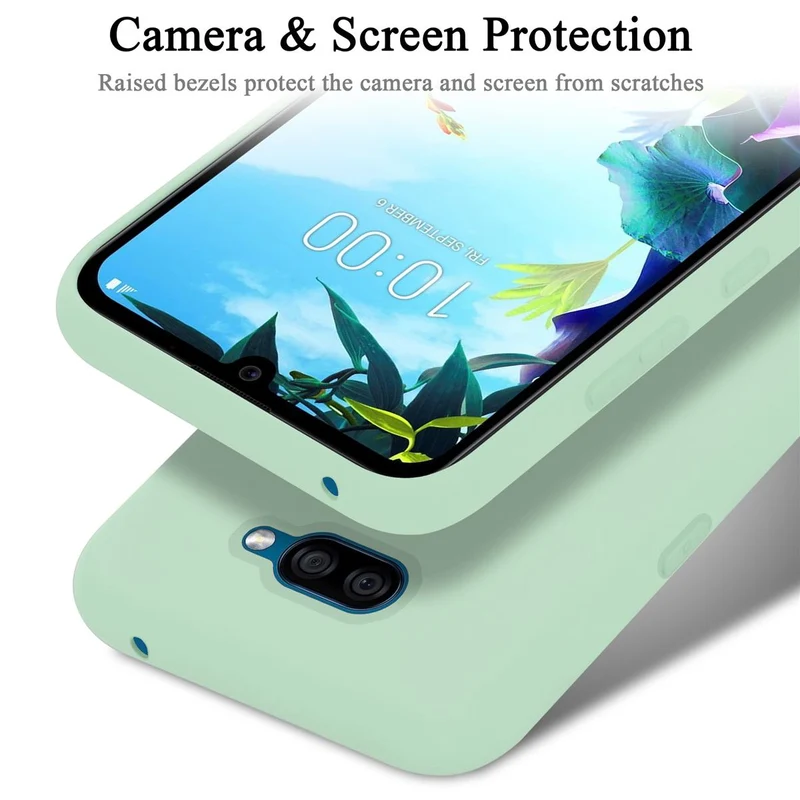 Cadorabo Hülle kompatibel mit LG K40S Schutzhülle aus flexiblem TPU Silikon