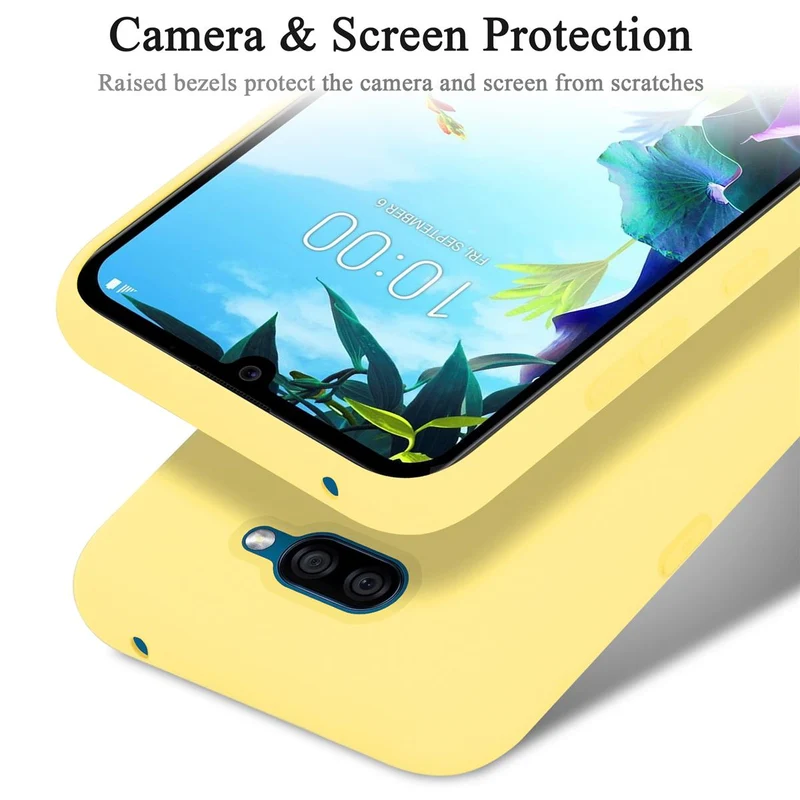 Cadorabo Hülle kompatibel mit LG K40S Schutzhülle aus flexiblem TPU Silikon