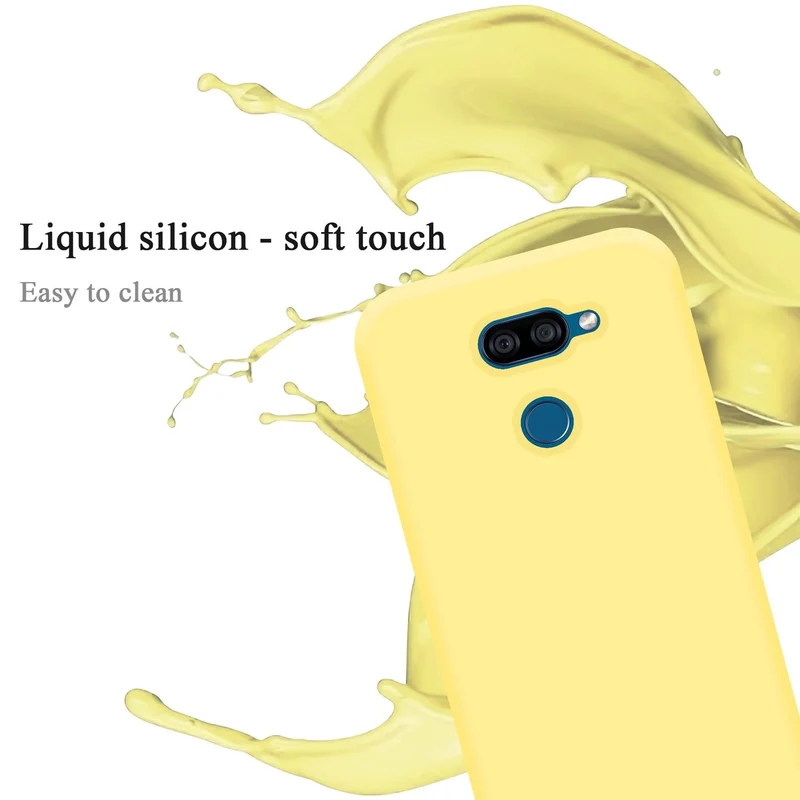 Cadorabo Hülle kompatibel mit LG K40S Schutzhülle aus flexiblem TPU Silikon