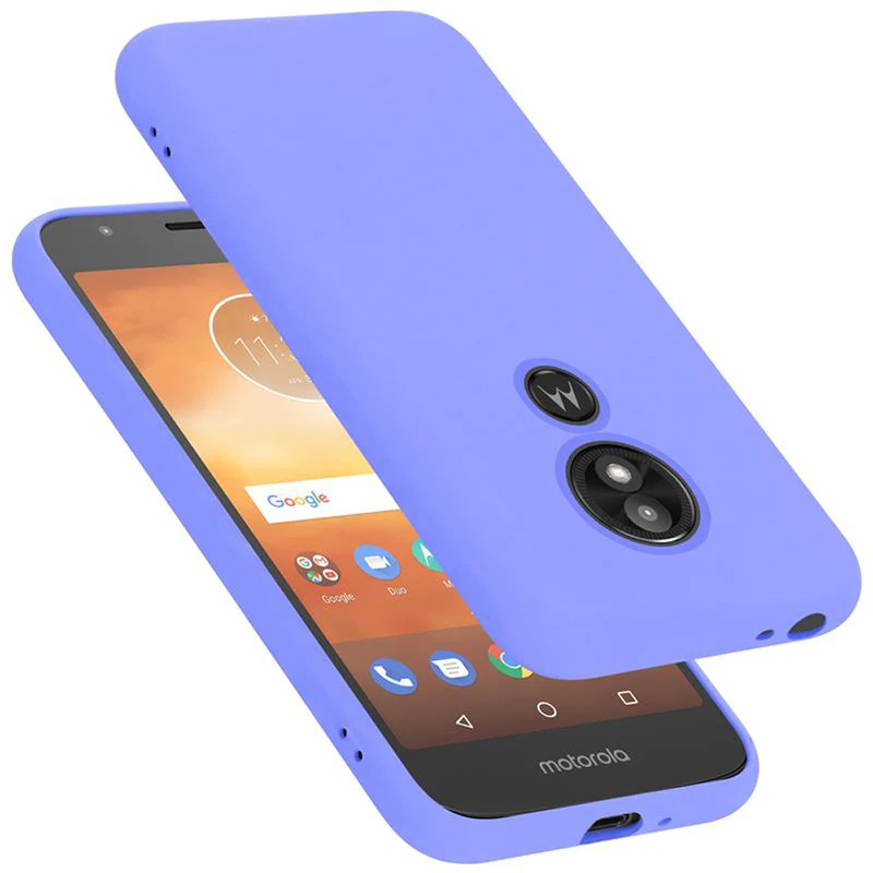 Cadorabo Hülle kompatibel mit Motorola MOTO E5 PLAY GO Schutzhülle aus flexiblem TPU Silikon